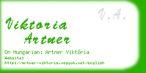 viktoria artner business card