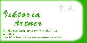 viktoria artner business card